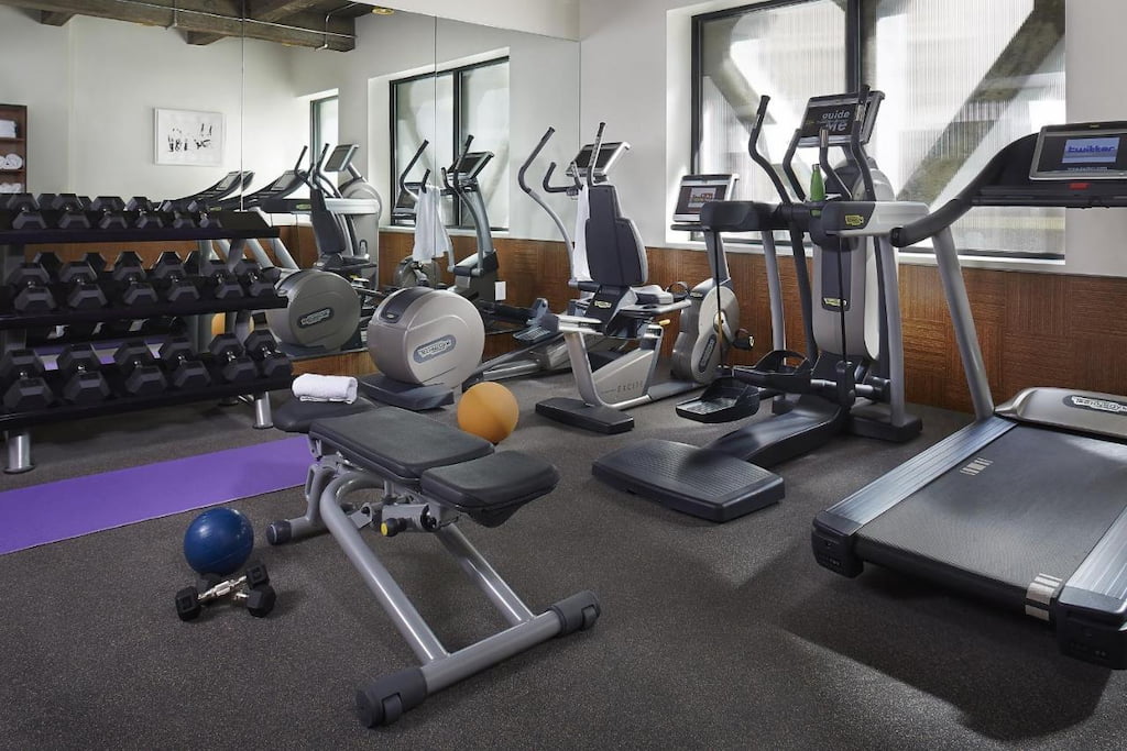 fitness center with complete facilities